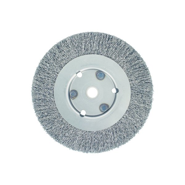 Pferd 6" PSF Crimped Wheel - Narrow Face - .014 CS Wire, 5/8-1/2" A.H. 764206